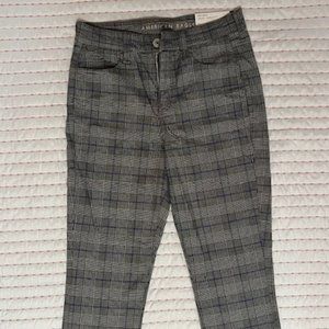 Plaid Hi-Rise Jeggings